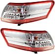 Driver and Passenger Side, Outer Tail Lights, with Bulbs, Halogen, Mounts on Body, USA Built Vehicle