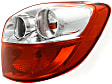 Driver and Passenger Side Halogen Tail Light, With bulb(s), OE Replacement