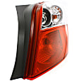 Driver and Passenger Side Halogen Tail Light, With bulb(s), OE Replacement