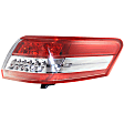 Driver and Passenger Side, Inner and Outer Halogen Tail Light, With bulb(s), OE Replacement