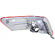Driver and Passenger Side, Inner and Outer Halogen Tail Light, With bulb(s), OE Replacement