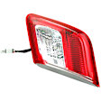 Driver and Passenger Side, Inner and Outer Halogen Tail Light, With bulb(s), OE Replacement
