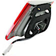 Driver and Passenger Side, Inner and Outer Halogen Tail Light, With bulb(s), OE Replacement