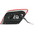 Driver and Passenger Side, Inner and Outer Halogen Tail Light, With bulb(s), OE Replacement