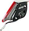 Driver and Passenger Side, Inner Tail Lights, with Bulbs, Halogen, Mounts on Trunk Lid, USA Built Vehicle