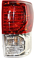 2012 Toyota Tundra - Driver and Passenger Side Halogen Tail Light, With bulb(s), OE Replacement