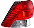 Driver and Passenger Side Halogen Tail Light, Without bulb(s), OE Replacement