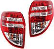 Driver and Passenger Side Tail Lights, with Bulbs, Halogen, North America Built Vehicle