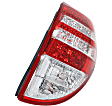 Driver and Passenger Side Tail Lights, Without bulb(s), Halogen, Japan Built Vehicle, CAPA CERTIFIED