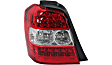 Driver and Passenger Side Halogen Tail Light, Without bulb(s), OE Replacement