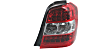 Driver and Passenger Side Halogen Tail Light, Without bulb(s), OE Replacement