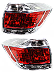 Driver and Passenger Side Halogen Tail Light, Without bulb(s), OE Replacement
