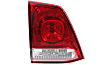 Driver and Passenger Side, Inner and Outer Halogen Tail Light, Inner - Without bulb(s); Outer - With bulb(s), OE Replacement