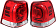 Driver and Passenger Side, Outer Halogen Tail Light, With bulb(s), OE Replacement