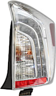 Driver and Passenger Side Halogen Tail Light, Without bulb(s), OE Replacement