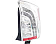 2012-2015 Toyota Prius Plug-In - Driver and Passenger Side Halogen Tail Light, Without bulb(s), OE Replacement, CAPA Certified