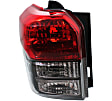 Driver and Passenger Side Halogen Tail Light, Without bulb(s), OE Replacement