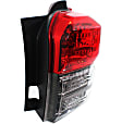Driver and Passenger Side Halogen Tail Light, Without bulb(s), OE Replacement