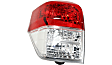 Driver and Passenger Side Halogen Tail Light, Without bulb(s), OE Replacement