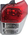 Driver and Passenger Side Halogen Tail Light, Without bulb(s), OE Replacement