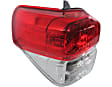 Driver and Passenger Side Halogen Tail Light, Without bulb(s), OE Replacement, CAPA Certified