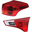 Passenger Side, Inner and Outer Halogen Tail Light, With bulb(s), OE Replacement