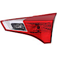 Passenger Side, Inner and Outer Halogen Tail Light, With bulb(s), OE Replacement