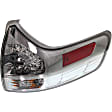 Passenger Side, Inner and Outer Halogen Tail Light, With bulb(s), OE Replacement