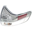 Passenger Side, Inner and Outer Halogen Tail Light, With bulb(s), OE Replacement, CAPA Certified