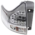Driver Side, Inner And Outer Halogen Tail Light, With bulb(s), OE Replacement, CAPA Certified