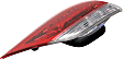 Driver and Passenger Side, Inner Halogen Tail Light, With bulb(s), OE Replacement