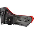 Driver Side, Inner And Outer Halogen Tail Light, With bulb(s), OE Replacement