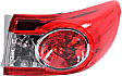 Driver and Passenger Side, Outer Tail Lights, without Bulb, Halogen, Mounts on Body, Japan Built Vehicle