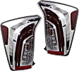 Driver and Passenger Side LED Tail Light, With bulb(s), OE Replacement