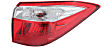 2015 Toyota Corolla - Driver and Passenger Side, Outer Halogen Tail Light, With bulb(s), Mounts on Body, OE Replacement, CAPA Certified