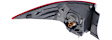 2015 Toyota Corolla - Driver and Passenger Side, Outer Halogen Tail Light, With bulb(s), Mounts on Body, OE Replacement, CAPA Certified