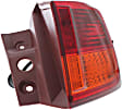 Driver and Passenger Side, Outer Tail Lights, with Bulbs, Halogen, Mounts on Body, North America Built Vehicle