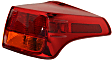 Driver and Passenger Side, Outer Tail Lights, with Bulbs, Halogen, Mounts on Body, North America Built Vehicle, CAPA Certified
