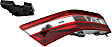 Driver and Passenger Side, Outer Halogen Tail Light, With bulb(s), OE Replacement