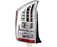 2010 Toyota Prius Base - Driver and Passenger Side Halogen Tail Light, With bulb(s), OE Replacement