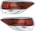 Driver and Passenger Side, Outer Tail Lights, with Bulbs, Halogen, Mounts on Body, CAPA Certified