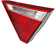 Driver and Passenger Side, Inner and Outer Halogen Tail Light, With bulb(s), OE Replacement