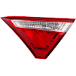 Passenger Side, Inner and Outer Halogen Tail Light, With bulb(s), OE Replacement