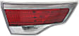 Driver and Passenger Side, Inner Tail Lights, with Bulbs, Halogen, Mounts on Liftgate, CAPA Certified