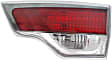 Driver and Passenger Side, Inner Tail Lights, with Bulbs, Halogen, Mounts on Liftgate, CAPA Certified