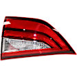 Driver and Passenger Side, Inner and Outer Halogen/LED Combo Tail Light, With bulb(s), OE Replacement, CAPA Certified
