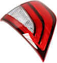 Driver and Passenger Side, Inner Halogen Tail Light, With bulb(s), OE Replacement, CAPA Certified