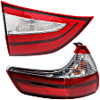 Driver Side, Inner And Outer Halogen/LED Combo Tail Light, With bulb(s), OE Replacement