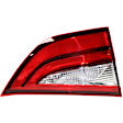 Driver Side, Inner And Outer Halogen/LED Combo Tail Light, With bulb(s), OE Replacement, CAPA Certified