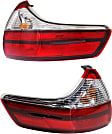Driver and Passenger Side, Outer LED Tail Light, With bulb(s), OE Replacement, CAPA Certified